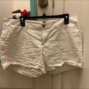 White old navy shorts